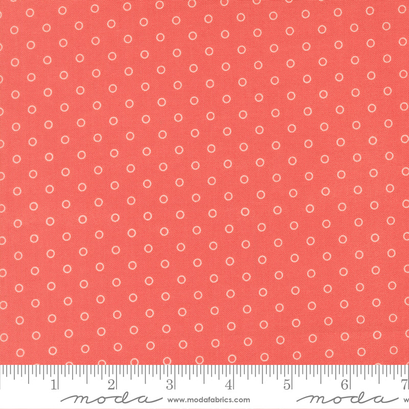 Bloomsberry Nantucket Red Favorite Dot Yardage by Camille Roskelley for Moda Fabrics