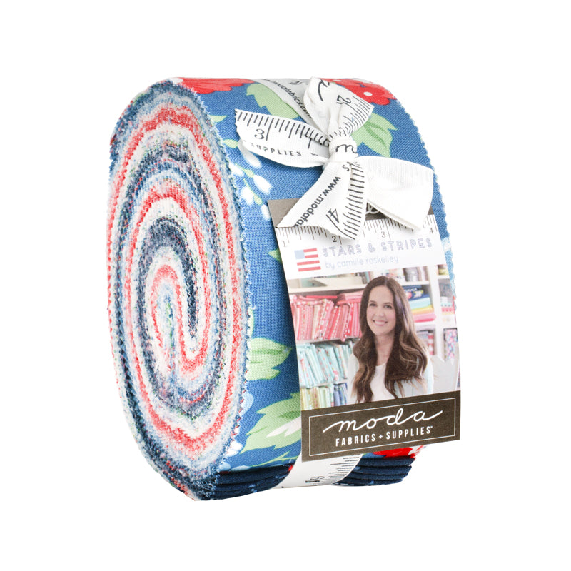 Stars & Stripes Jelly Roll by Camille Roskelley for Moda Fabrics