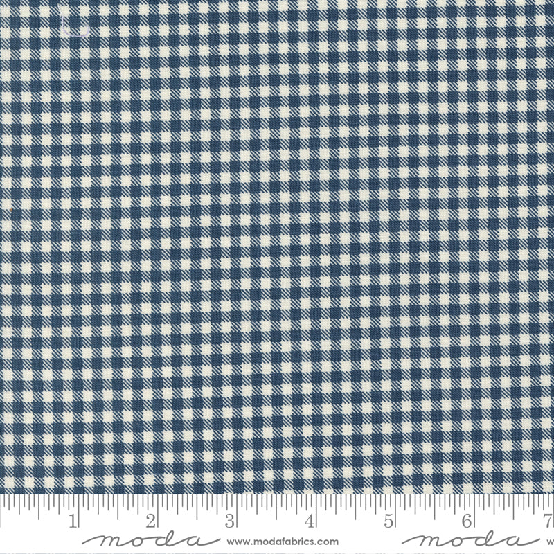Vintage Navy Farm Girl Yardage by Sweetwater for Moda Fabrics