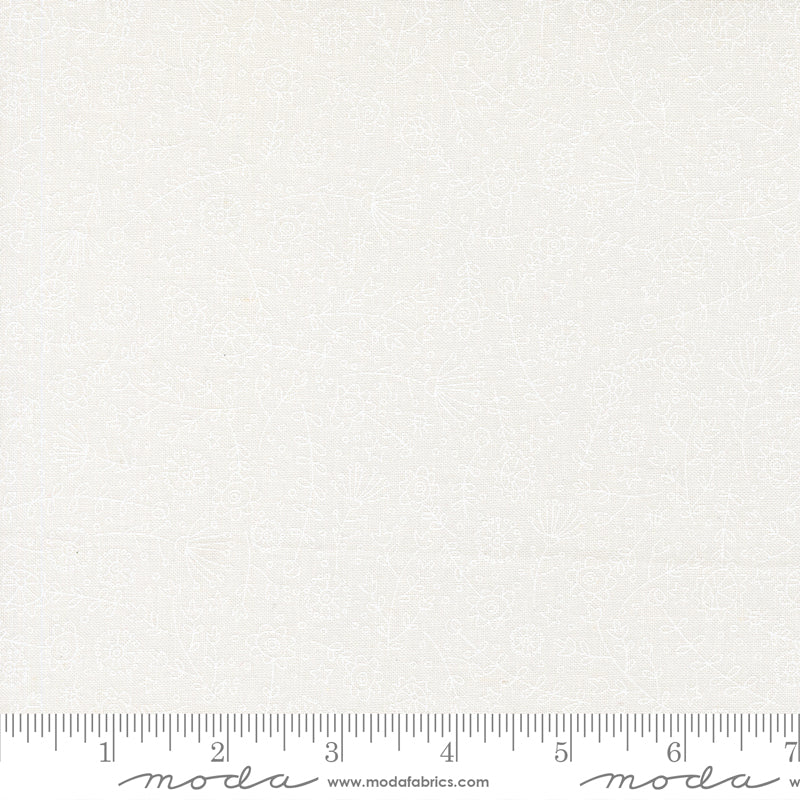 Independence Day Vanilla White The Meadow Yardage by Sweetwater for Moda Fabrics