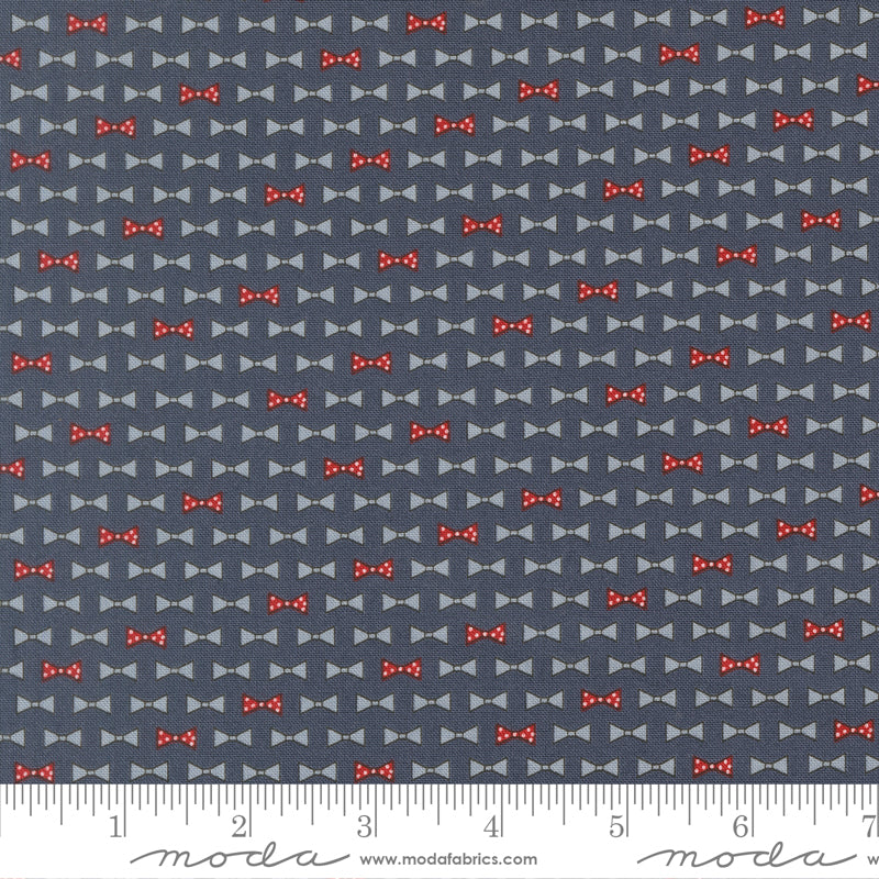 Independence Day Indigo Bowties Yardage by Sweetwater for Moda Fabrics
