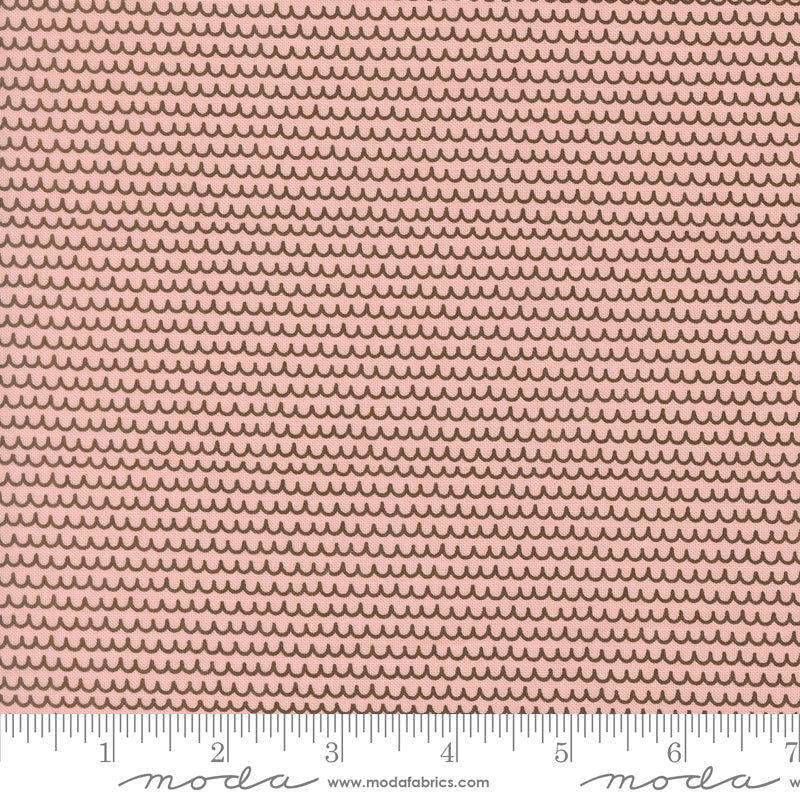 Bug Collector Blush Squiggles Yardage by Sweetwater for Moda Fabrics