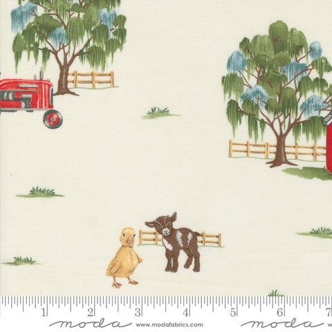 BOLT END 28" Willow's Farm Cloud Willow's Farm Yardage by Deb Strain for Moda Fabrics