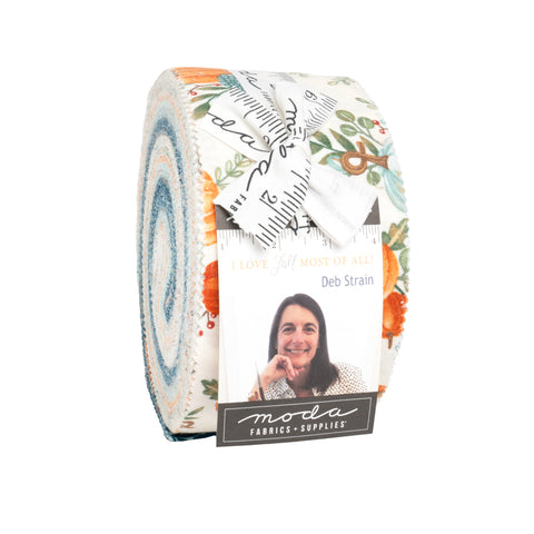 I Love Fall Most Of All Jelly Roll by Deb Strain for Moda Fabrics
