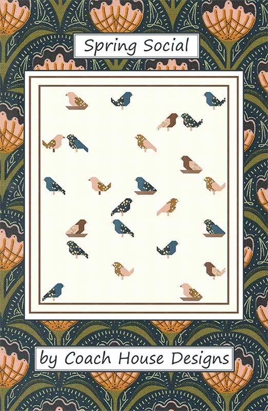 Spring Social Quilt Pattern by Coach House Designs