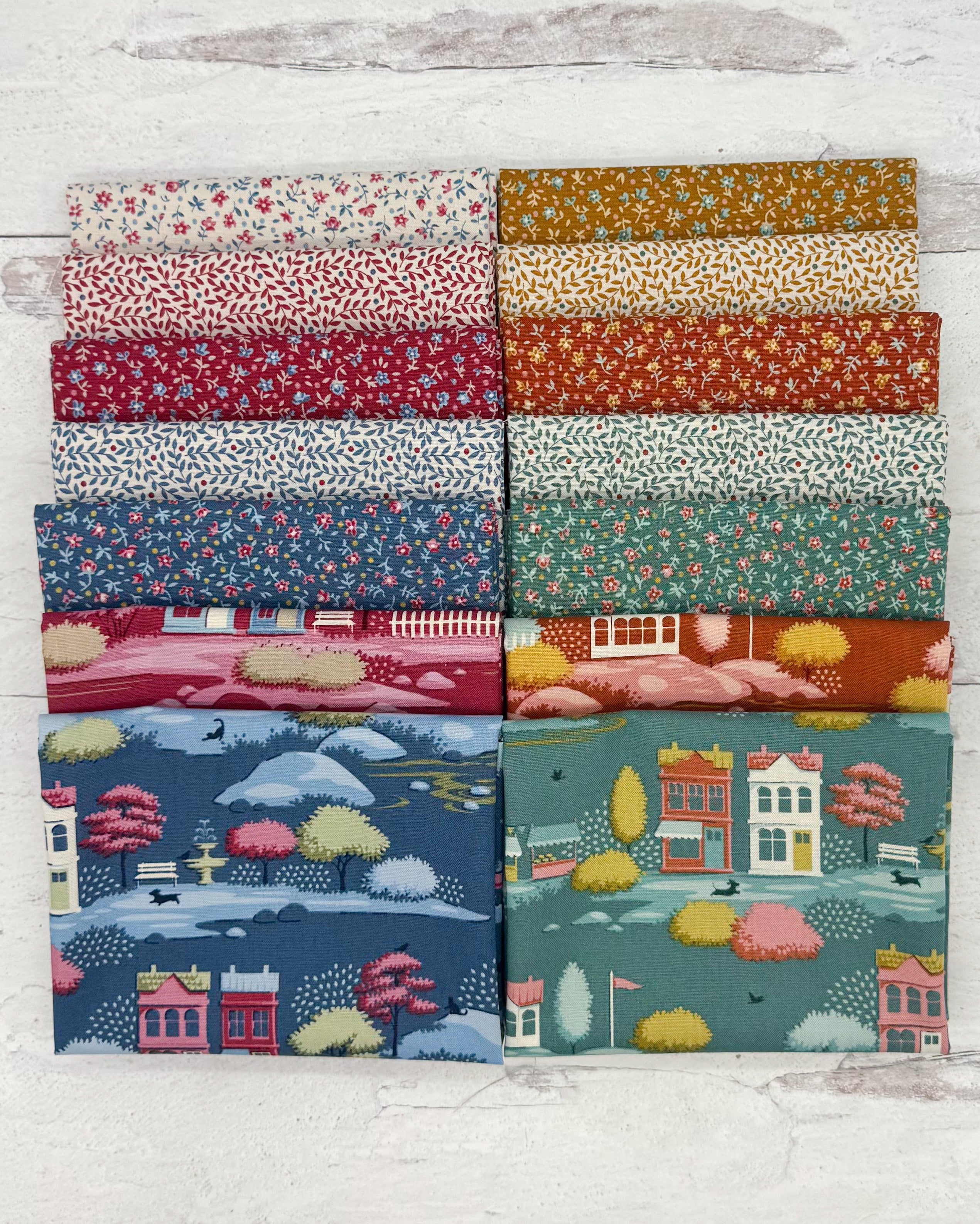 Village Life Blenders Fat Quarter Bundle by Tilda for Tilda Fabrics