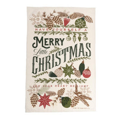 Old World Yuletide Tea Towels by Fancy That Design House for Moda Fabrics
