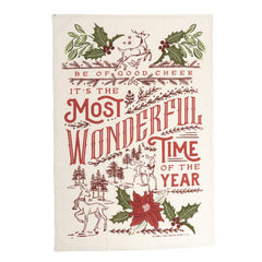 Old World Yuletide Tea Towels by Fancy That Design House for Moda Fabrics