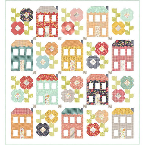 Delightfully Yours Spring Town Quilt Kit