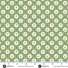 Heartland Prairie Little Blossom Yardage by Judy Jarvi for Andover Fabrics