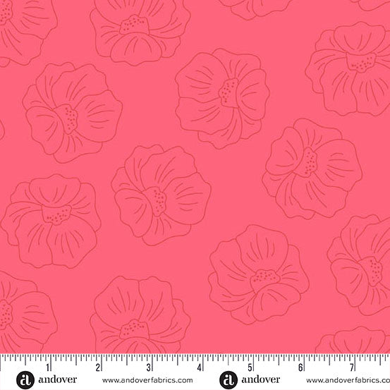 Oh Say Can You Sew Rose Semper Fi Yardage by Amy Latta for Andover Fabrics