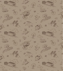 Country Croft Earth Country Croft Yardage by Lewis & Irene Fabrics