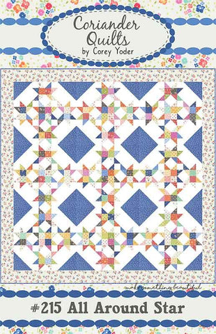 All Around Star Quilt Pattern by Coriander Quilts