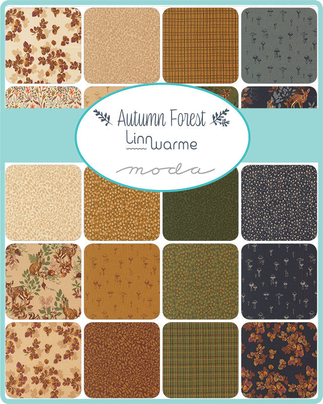 PREORDER Autumn Forest Fat Quarter Bundle by Linn Warme for Moda Fabrics