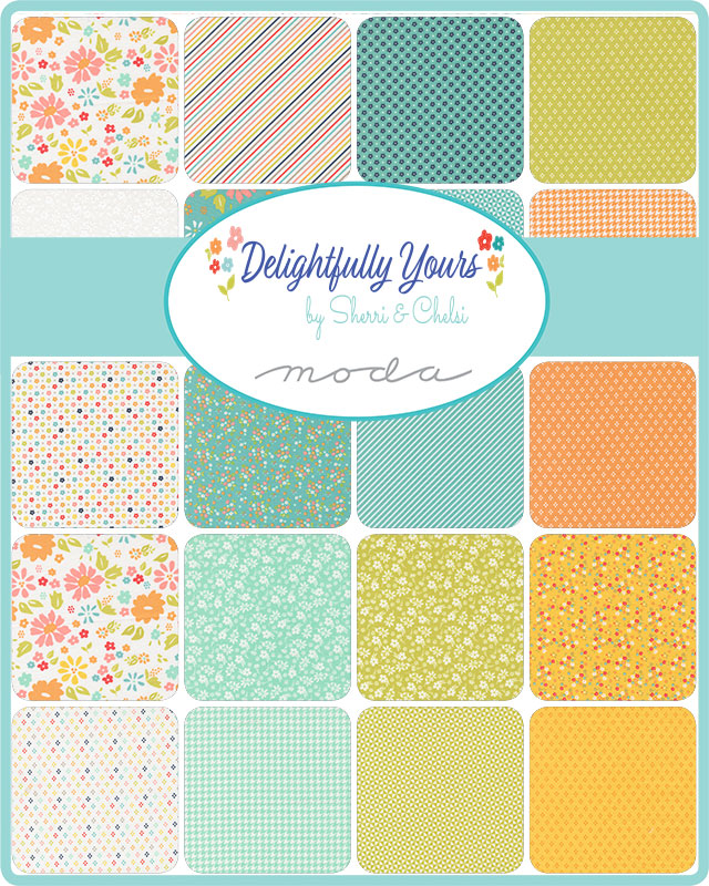 Delightfully Yours Jelly Roll by Sherri & Chelsi for Moda Fabrics
