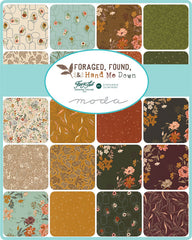Foraged, Found & Hand Me Down Charm Pack by Fancy That Design House for Moda Fabrics