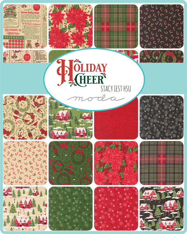 PREORDER Holiday Cheer Fat Quarter Bundle by Stacy Iest Hsu for Moda Fabrics