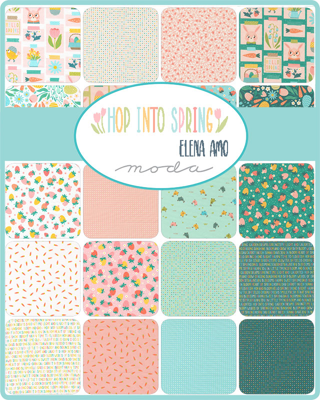 Hop Into Spring Collection by Elena Amo for Moda Fabrics