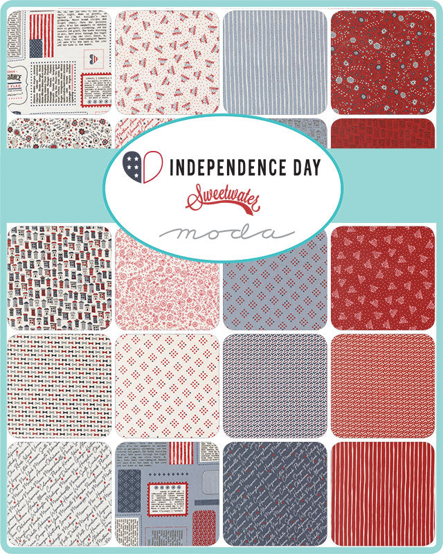 PREORDER Independence Day Layer Cake by Sweetwater for Moda Fabrics