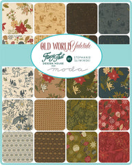 Old World Yuletide Charm Pack by Fancy That Design House for Moda Fabrics