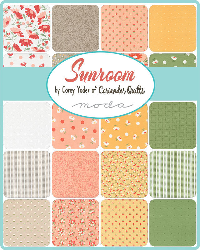Sunroom collection by Corey Yoder of Coriander Quilts for Moda Fabrics