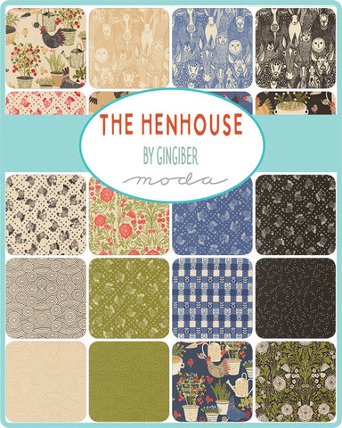PREORDER The Henhouse Fat Quarter Bundle by Gingiber for Moda Fabrics
