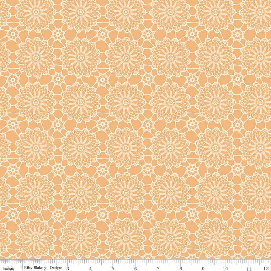 Live, Love, Glamp Honey Crochet Yardage by Dani Mogstad for Riley Blake Designs
