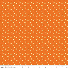 Fall's In Town Orange Pumpkins Yardage by Sandy Gervais for Riley Blake Designs