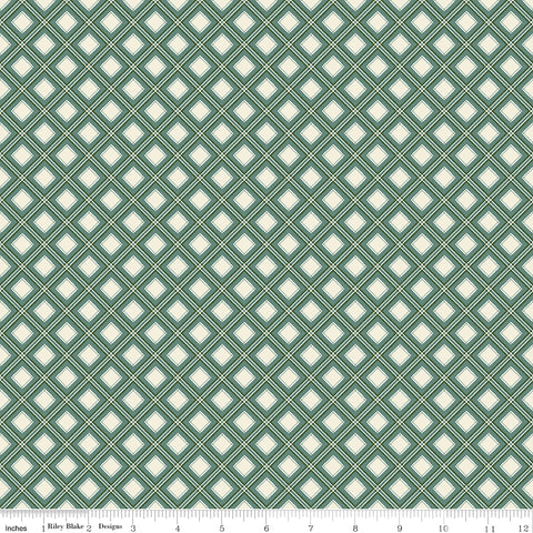 Yuletide Forest Sage Plaid Yardage by Katherine Lenius for Riley Blake Designs