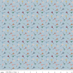 Let's Create Sky Scissors Yardage by Echo Park Paper Co. for Riley Blake Designs