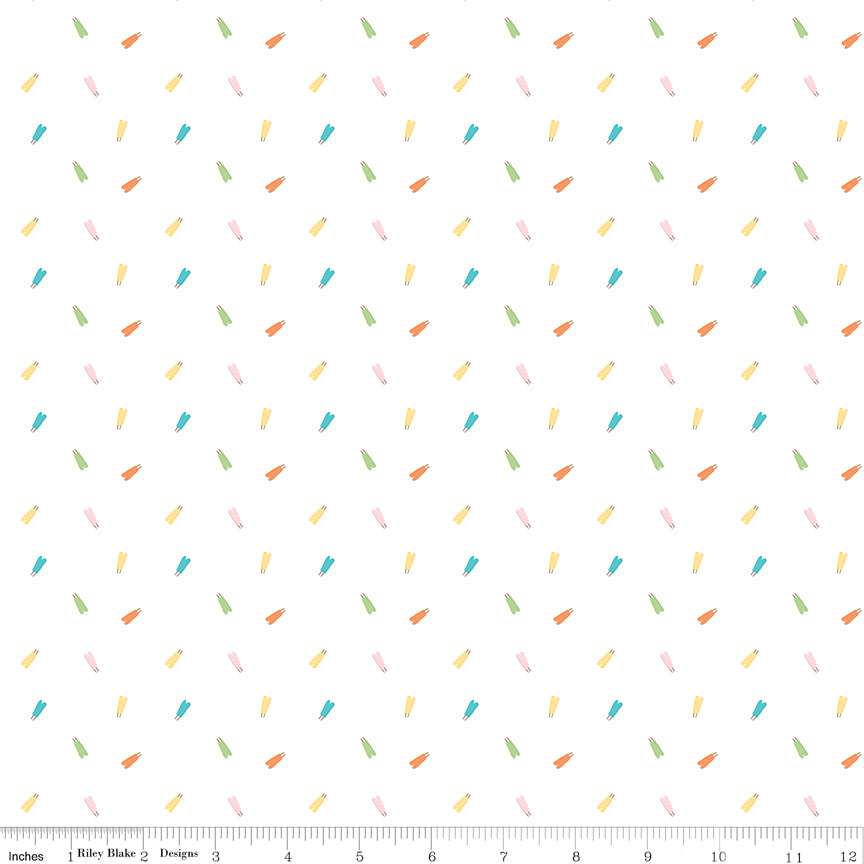 Hush Hush 3 Popsicles On Parade Yardage by Riley Blake Designers for Riley Blake Designs