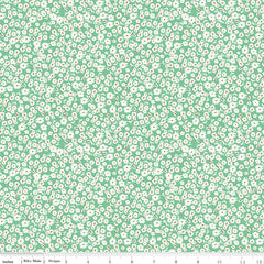 Spring Gardens Green Blossoms Yardage by My Mind's Eye for Riley Blake Designs