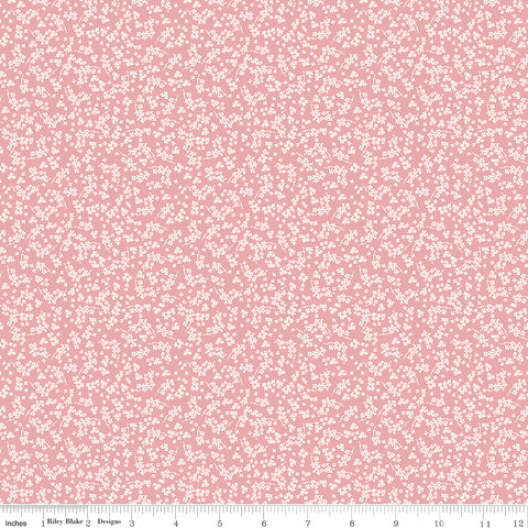 Spring Gardens Peony Ditsy Floral Yardage by My Mind's Eye for Riley Blake Designs
