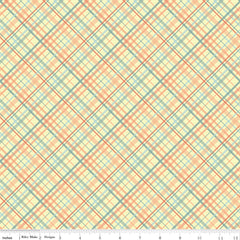 Sunshine and Sweet Tea Yellow Summer Plaid Yardage by Amanda Castor for Riley Blake Designs