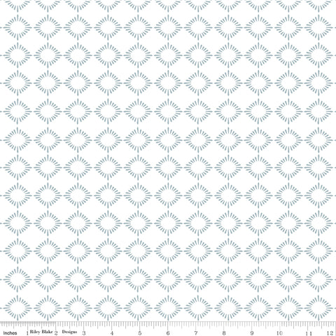American Beauty White Burst Yardage by Dani Mogstad for Riley Blake Designs