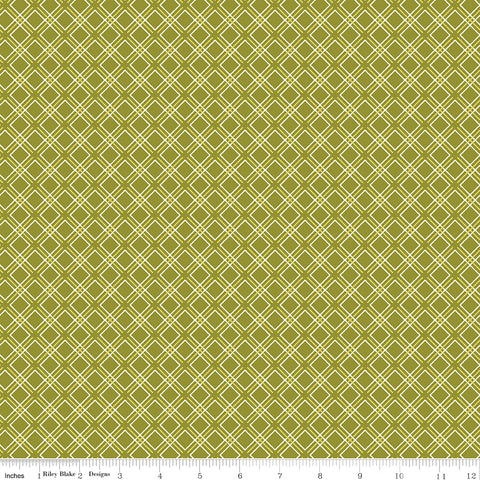 Feed My Soul Olive Geo Yardage by Sandy Gervais for Riley Blake Designs