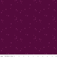 Little Witch Purple Spider Dots Yardage by Jennifer Long for Riley Blake Designs
