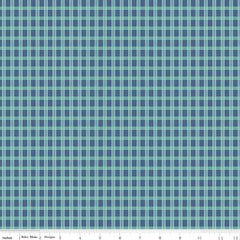 Home Town Holiday Denim Plaid Yardage by Lori Holt for Riley Blake Designs