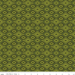 Pine Grove Green Geometric Yardage by RBD Designers for Riley Blake Designs