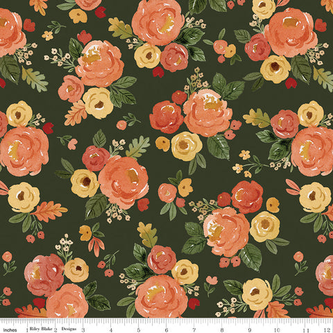 Happy Fall Days Forest Main Yardage by Kelsey Carlson for Riley Blake Designs