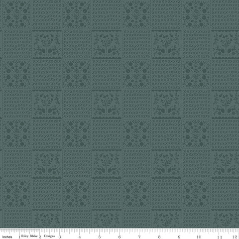 Happy Fall Days Stone Vintage Squares Yardage by Kelsey Carlson for Riley Blake Designs