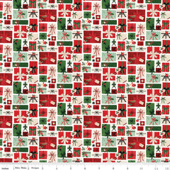 Charming Christmas Cloud Pretty Presents Yardage by Kelsey Carlson for Riley Blake Designs
