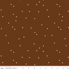 Let's Wander Brown Bobbers Yardage by Casey Cometti for Riley Blake Designs