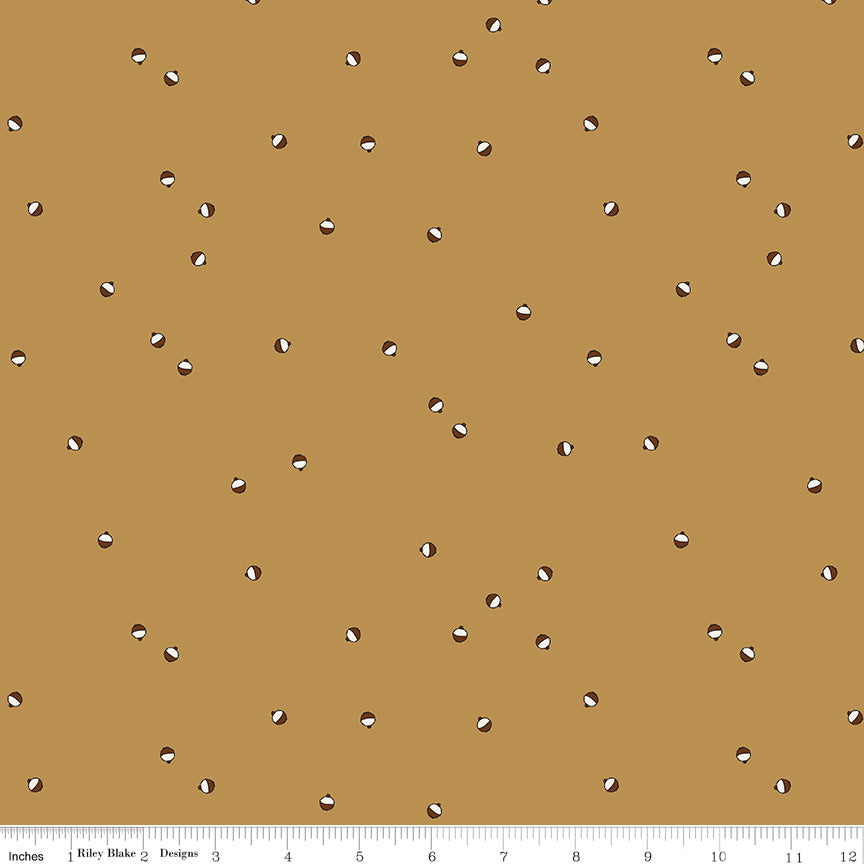 Let's Wander Golden Bobbers Yardage by Casey Cometti for Riley Blake Designs