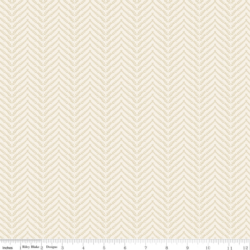 Let's Wander Cream Prairie Grass Yardage by Casey Cometti for Riley Blake Designs
