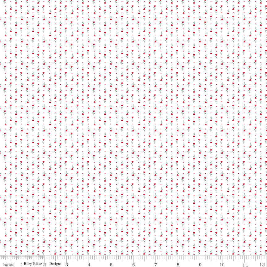 Hush Hush 5 Tiny Tulips Yardage by Riley Blake Designers for Riley Blake Designs