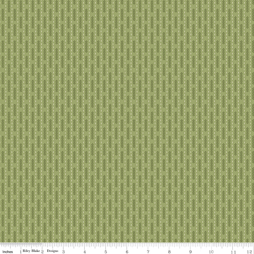 Baked With Love Thyme Dish Towel Yardage by Lori Holt for Riley Blake Designs