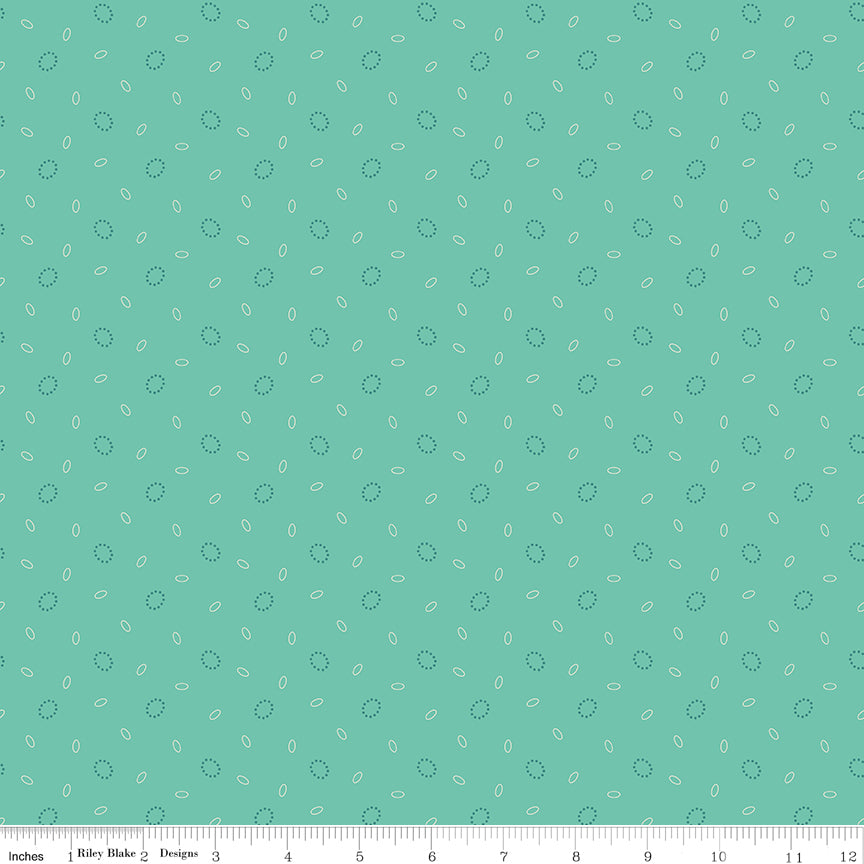 Baked With Love Seaglass Grandma's Pearl Yardage by Lori Holt for Riley Blake Designs