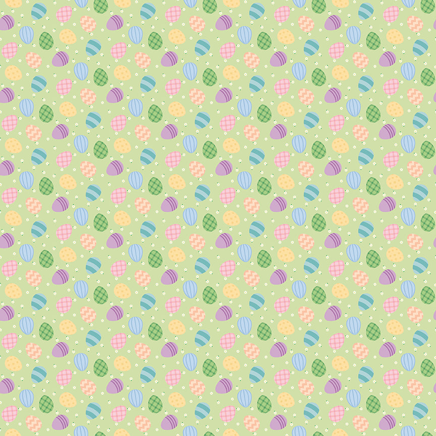 Seasonal Basics Green Egg Toss Yardage by Christopher Thompson for Riley Blake Designs
