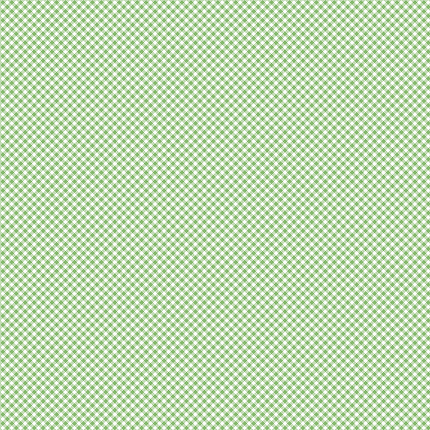 Seasonal Basics Green Gingham Yardage by Christopher Thompson for Riley Blake Designs